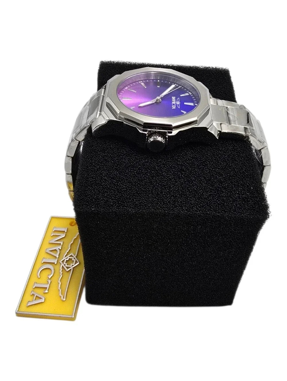 NEW Invicta Speedway Facetio Women's Quartz Watch 34mm Gradient Dial - Purple